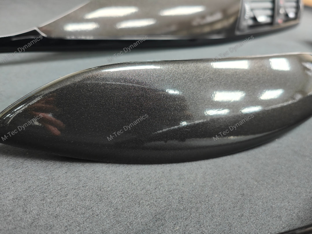 BMW F33 CONVERTIBLE INTERIOR TRIM SET - METALLIC BLACK / BLACK ACCENT