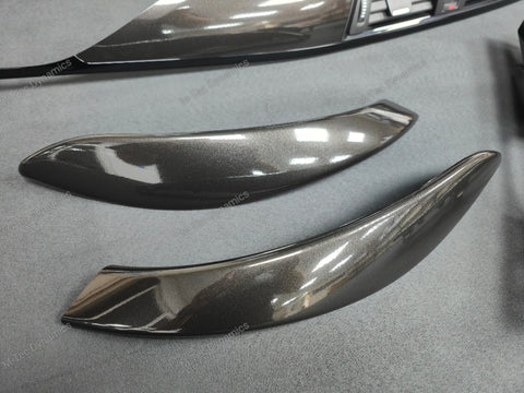 BMW F33 CONVERTIBLE INTERIOR TRIM SET - METALLIC BLACK / BLACK ACCENT