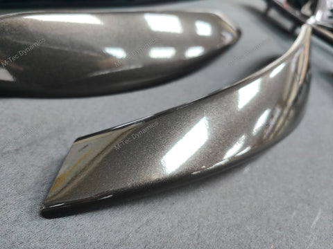 BMW F33 CONVERTIBLE INTERIOR TRIM SET - METALLIC BLACK / BLACK ACCENT