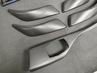 BMW F20 INTERIOR TRIM SET - 3D CARBON / ALCANTARA / BLUE ACCENT