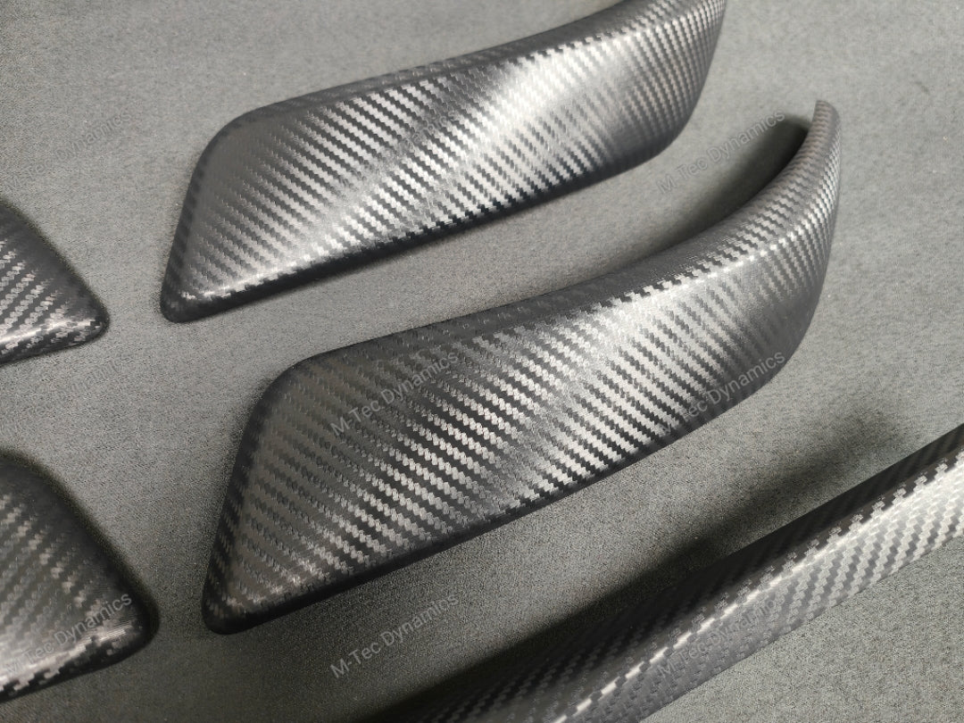 BMW F20 INTERIOR TRIM SET - 3D CARBON / ALCANTARA / BLUE ACCENT