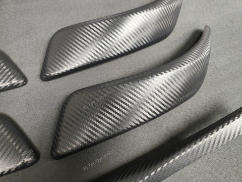 BMW F20 INTERIOR TRIM SET - 3D CARBON / ALCANTARA / BLUE ACCENT