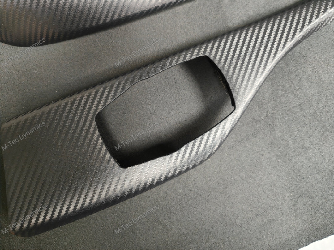 BMW F20 INTERIOR TRIM SET - 3D CARBON / ALCANTARA / BLUE ACCENT