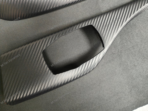 BMW F20 INTERIOR TRIM SET - 3D CARBON / ALCANTARA / BLUE ACCENT