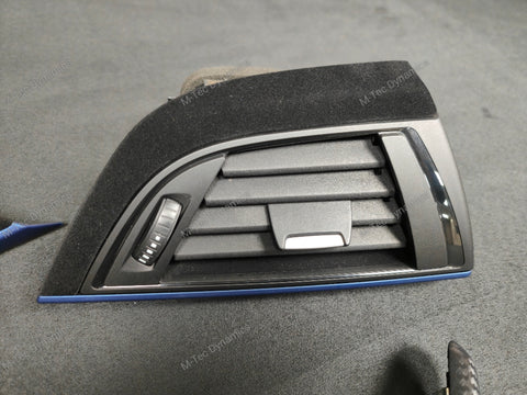 BMW F20 INTERIOR TRIM SET - 3D CARBON / ALCANTARA / BLUE ACCENT