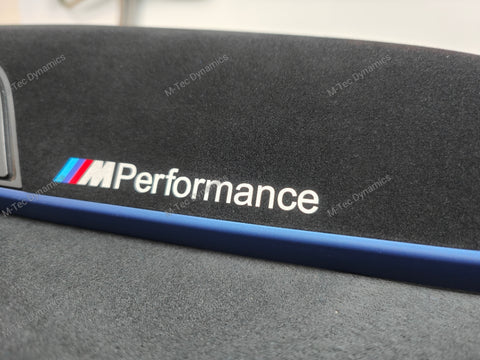 BMW F20 INTERIOR TRIM SET - 3D CARBON / ALCANTARA / BLUE ACCENT