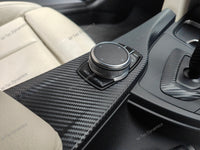 WRAPPING SERVICE - BMW F3X INTERIOR TRIM SET - 3D CARBON / SILVER ACCENT (F30 F31 F32 F33 F36)