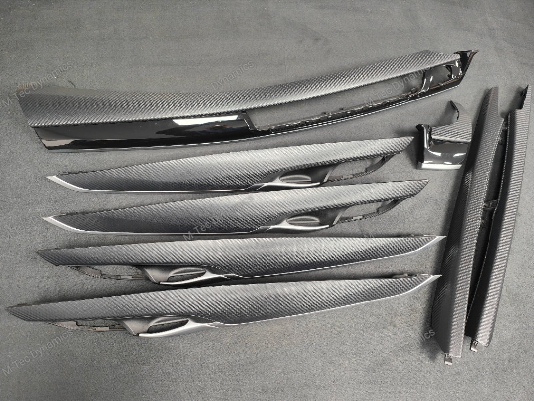 BMW X5 F15 INTERIOR TRIM SET - 3D BLACK CARBON