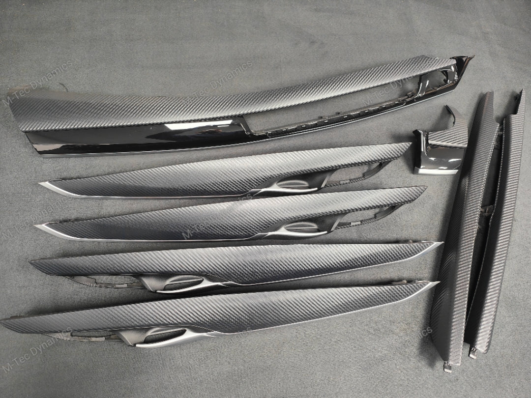 BMW X5 F15 INTERIOR TRIM SET - 3D BLACK CARBON