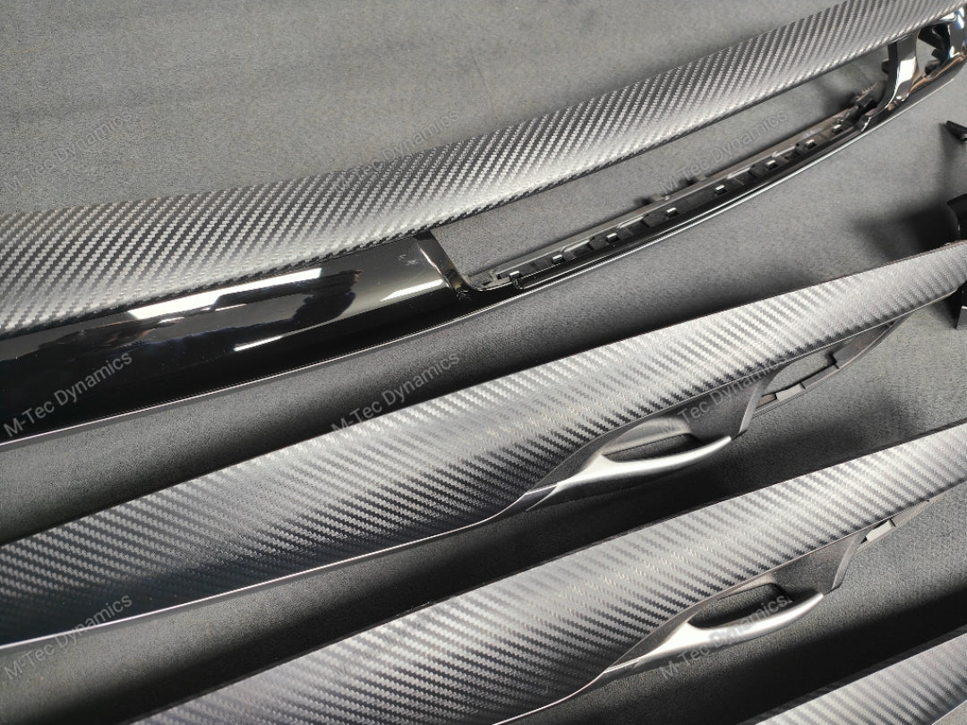 BMW X5 F15 INTERIOR TRIM SET - 3D BLACK CARBON