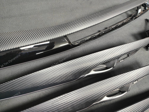 BMW X5 F15 INTERIOR TRIM SET - 3D BLACK CARBON