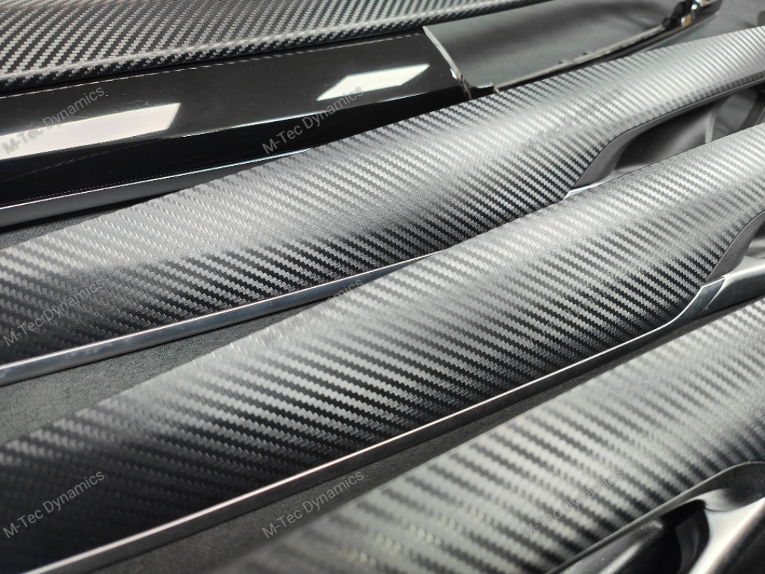 BMW X5 F15 INTERIOR TRIM SET - 3D BLACK CARBON
