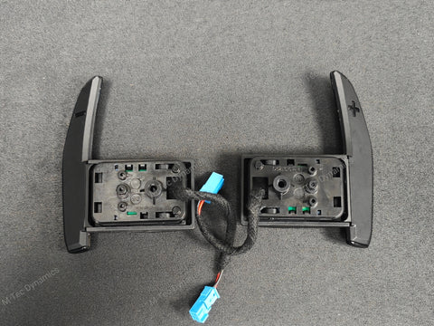 BMW F-SERIES ///M STEERING WHEEL PADDLE SHIFTERS - GLOSS BLACK - (F80 M3 F82 M4 M2 F30 F20 ETC)