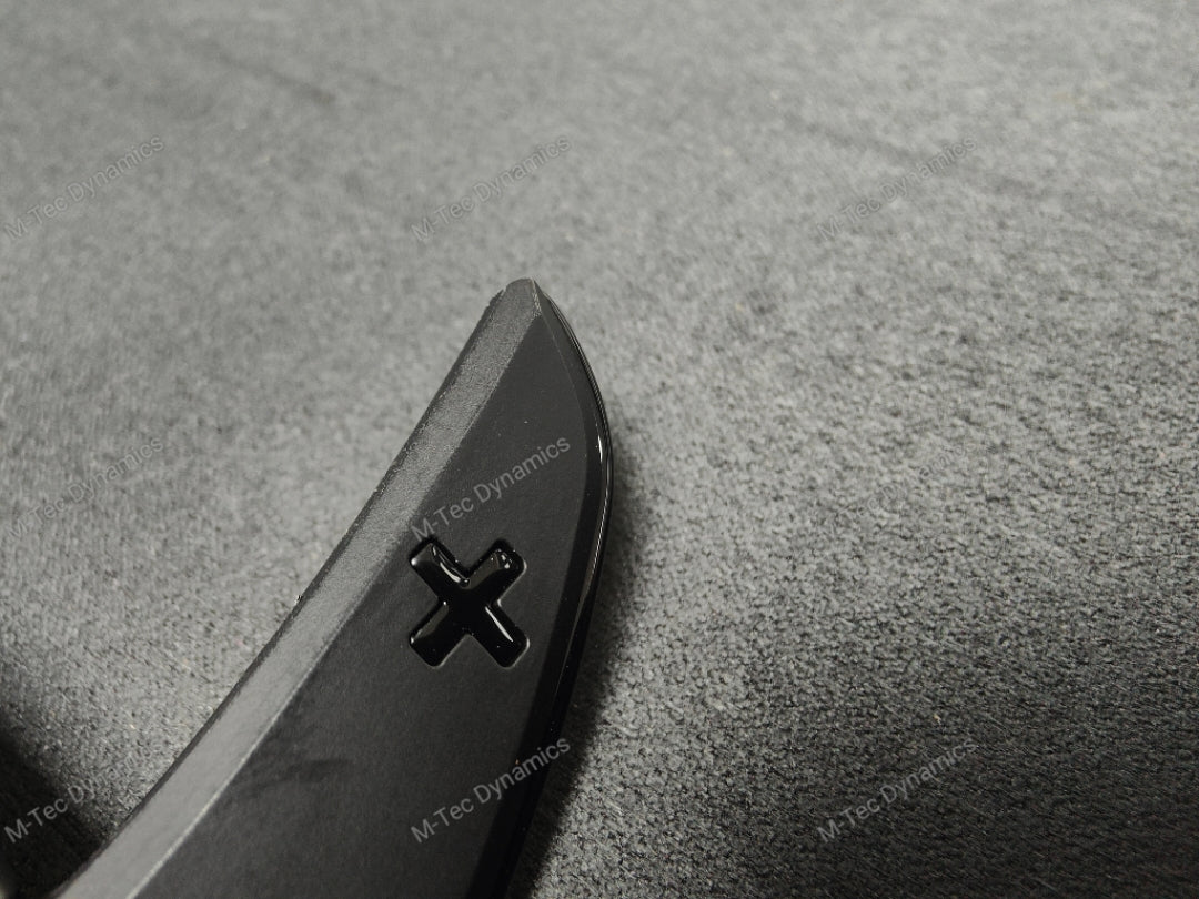 BMW F-SERIES ///M STEERING WHEEL PADDLE SHIFTERS - GLOSS BLACK - (F80 M3 F82 M4 M2 F30 F20 ETC)