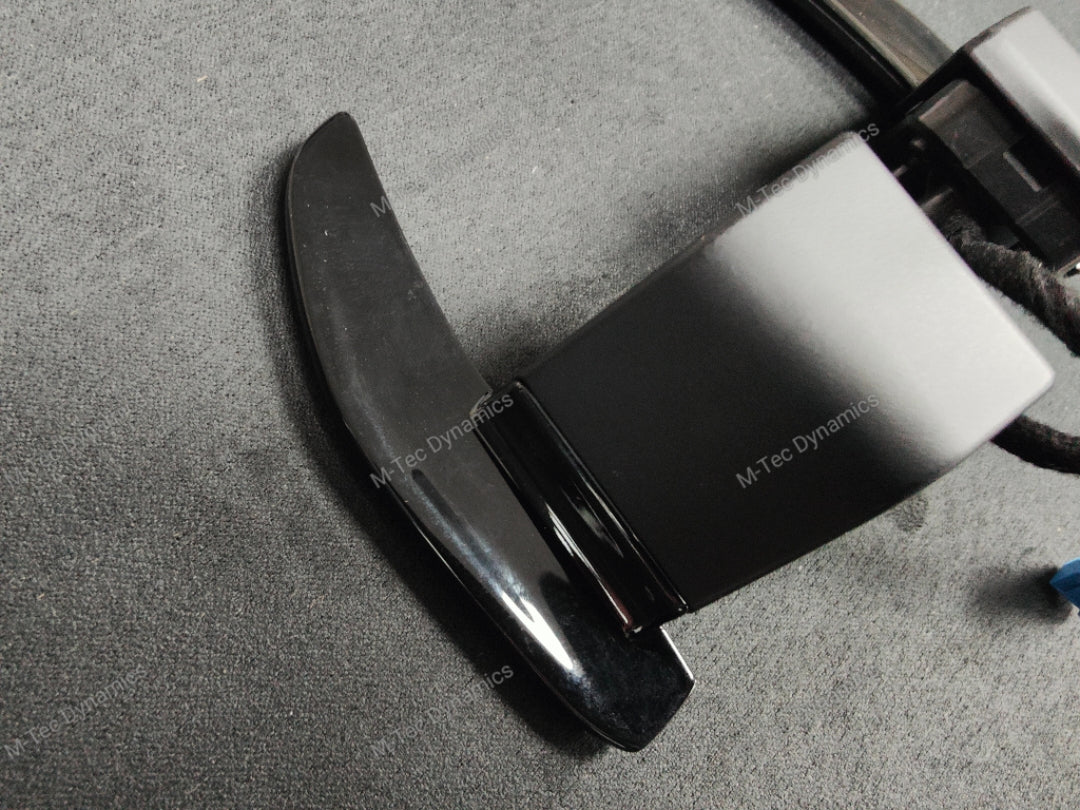 BMW F-SERIES ///M STEERING WHEEL PADDLE SHIFTERS - GLOSS BLACK - (F80 M3 F82 M4 M2 F30 F20 ETC)