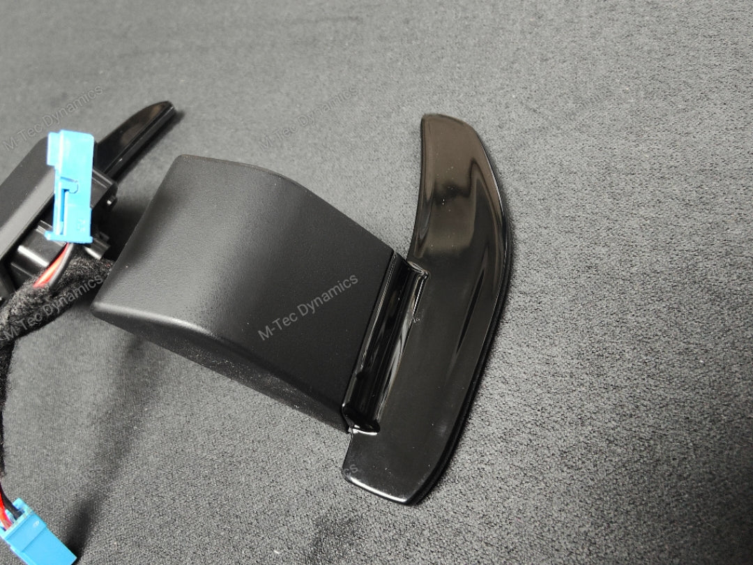 BMW F-SERIES ///M STEERING WHEEL PADDLE SHIFTERS - GLOSS BLACK - (F80 M3 F82 M4 M2 F30 F20 ETC)