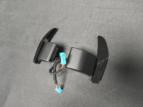BMW F-SERIES ///M STEERING WHEEL PADDLE SHIFTERS - GLOSS BLACK - (F80 M3 F82 M4 M2 F30 F20 ETC)