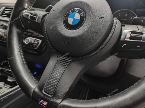 WRAPPING SERVICE - BMW F3X F8X CUSTOM INTERIOR TRIM SET - ALCANTARA / SILVER / 3D CARBON