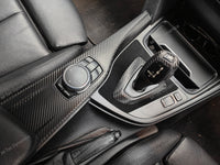 WRAPPING SERVICE - BMW F3X INTERIOR TRIM SET - TEXTURED CARBON / ALCANTARA / BLUE ACCENT - (F30 F31 F32 F33 F36)