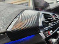 BMW G01 X3 / G02 X4 INTERIOR TRIM SET WRAPPING SERVICE - 3D MATT CARBON