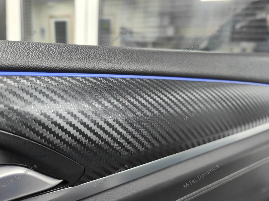BMW G01 X3 / G02 X4 INTERIOR TRIM SET WRAPPING SERVICE - 3D MATT CARBON