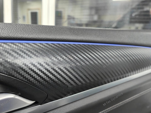 BMW G01 X3 / G02 X4 INTERIOR TRIM SET WRAPPING SERVICE - 3D MATT CARBON