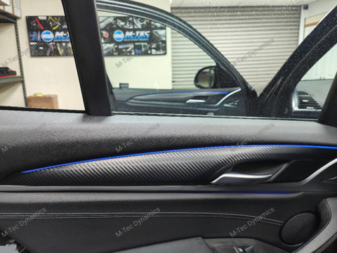 BMW G01 X3 / G02 X4 INTERIOR TRIM SET WRAPPING SERVICE - 3D MATT CARBON