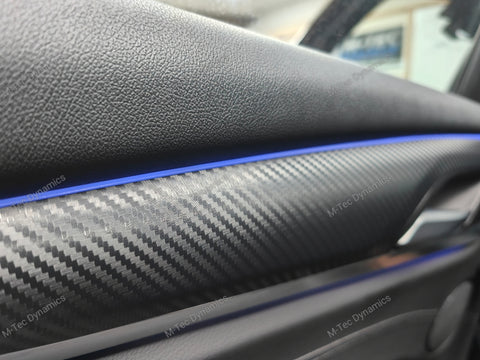 BMW G01 X3 / G02 X4 INTERIOR TRIM SET WRAPPING SERVICE - 3D MATT CARBON