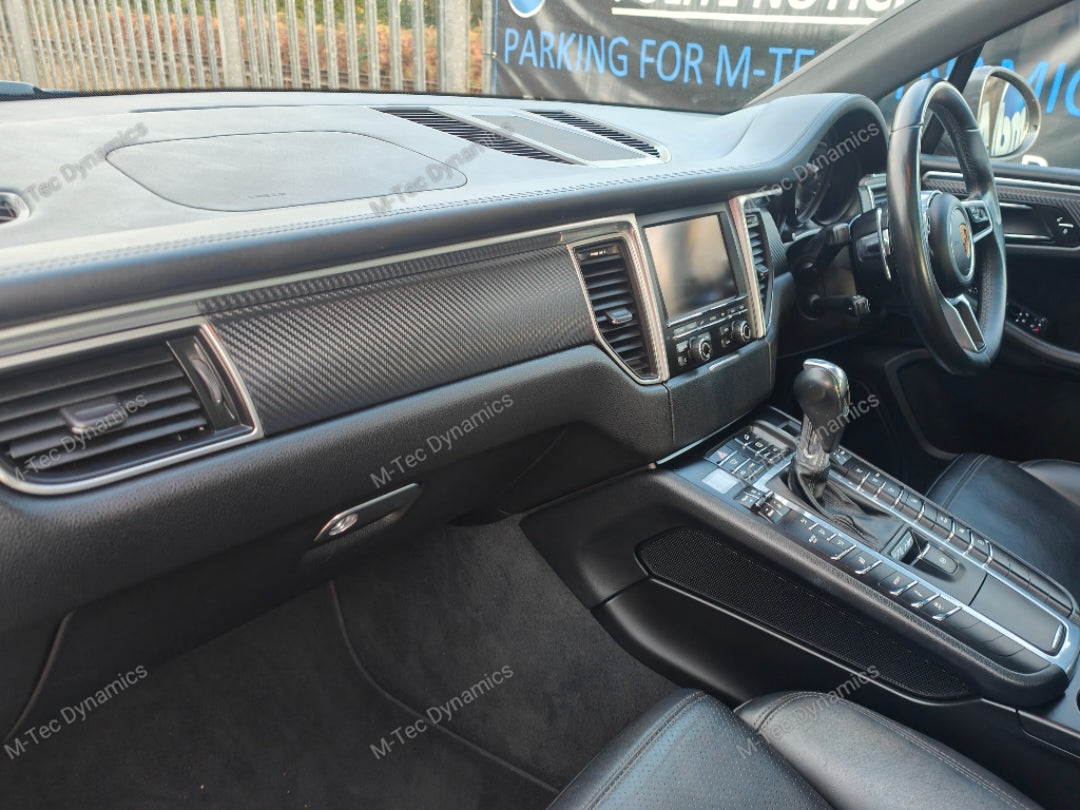 PORSCHE MACAN - INTERIOR TRIM SET WRAPPING SERVICE - 3D CARBON