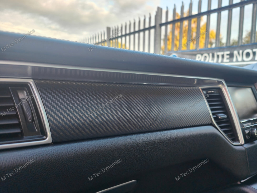 PORSCHE MACAN - INTERIOR TRIM SET WRAPPING SERVICE - 3D CARBON