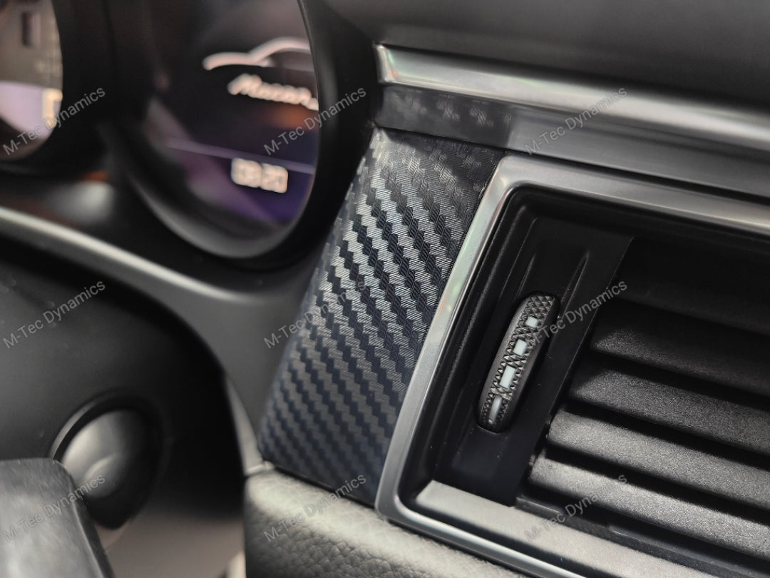PORSCHE MACAN - INTERIOR TRIM SET WRAPPING SERVICE - 3D CARBON