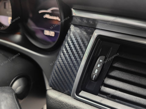 PORSCHE MACAN - INTERIOR TRIM SET WRAPPING SERVICE - 3D CARBON
