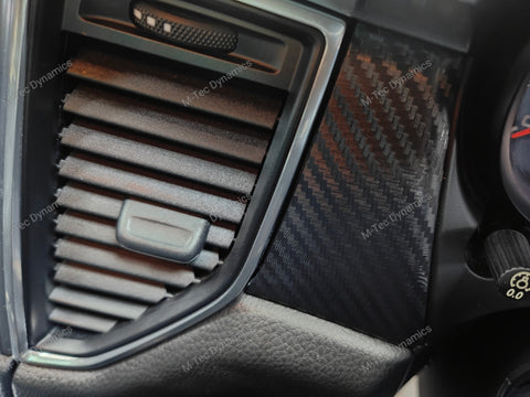 PORSCHE MACAN - INTERIOR TRIM SET WRAPPING SERVICE - 3D CARBON