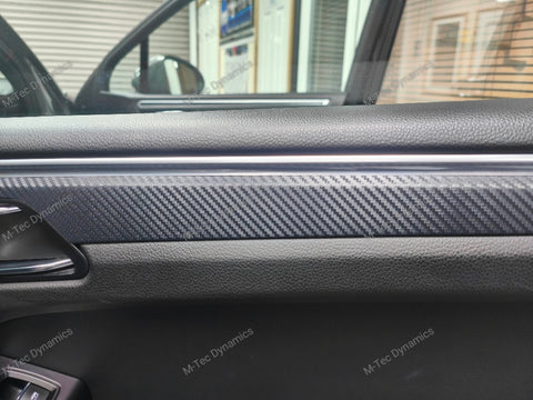 PORSCHE MACAN - INTERIOR TRIM SET WRAPPING SERVICE - 3D CARBON