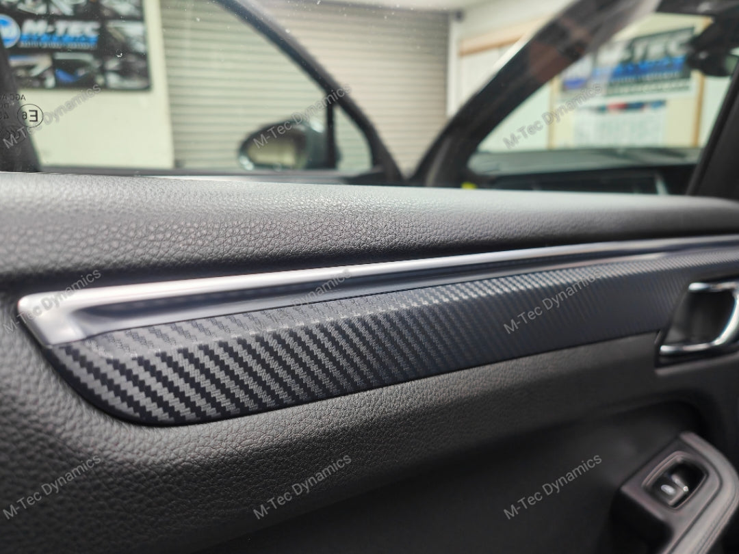 PORSCHE MACAN - INTERIOR TRIM SET WRAPPING SERVICE - 3D CARBON