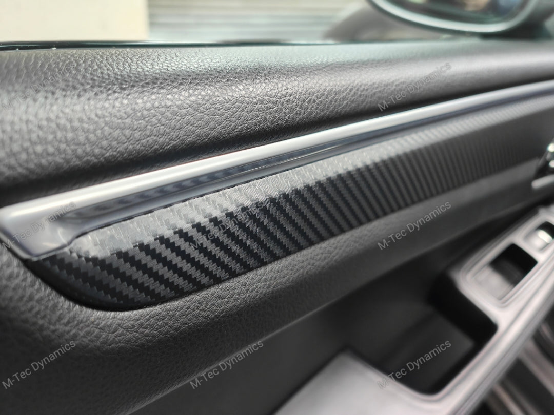 PORSCHE MACAN - INTERIOR TRIM SET WRAPPING SERVICE - 3D CARBON