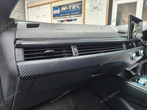 AUDI A5 - INTERIOR TRIM SET WRAPPING SERVICE - 3D CARBON