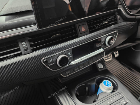 AUDI A5 - INTERIOR TRIM SET WRAPPING SERVICE - 3D CARBON
