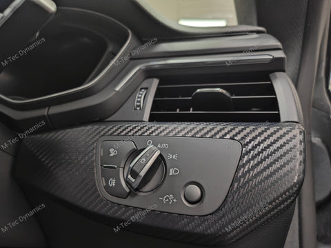 AUDI A5 - INTERIOR TRIM SET WRAPPING SERVICE - 3D CARBON