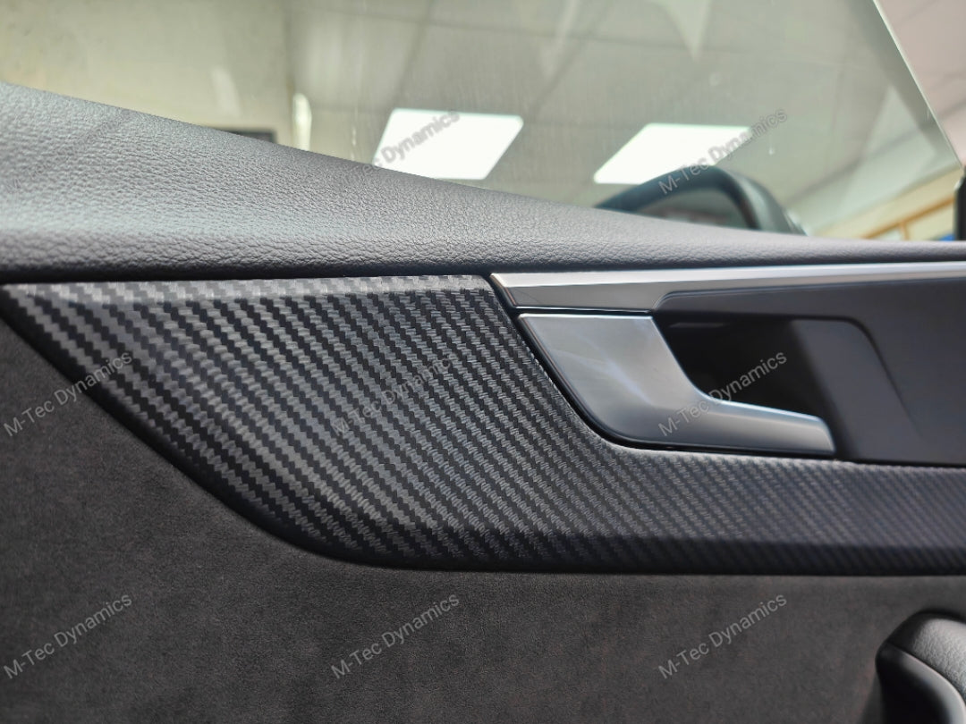 AUDI A5 - INTERIOR TRIM SET WRAPPING SERVICE - 3D CARBON