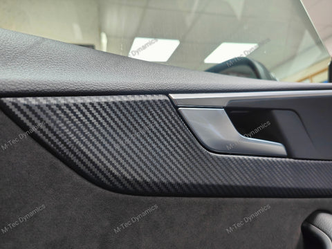AUDI A5 - INTERIOR TRIM SET WRAPPING SERVICE - 3D CARBON