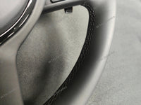 BMW F-SERIES NAPPA LEATHER BLACK STITCH / BLACK OUT / M4 FASCIA STEERING WHEEL - BMW 1 2 3 4 5 X SERIES