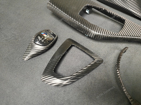 BMW F20 F21 F22 F23 LCI-2 CUSTOM INTERIOR TRIM SET - TEXTURED CARBON / CUSTOM COLOUR ACCENT TRIM - WRAPPING SERVICE