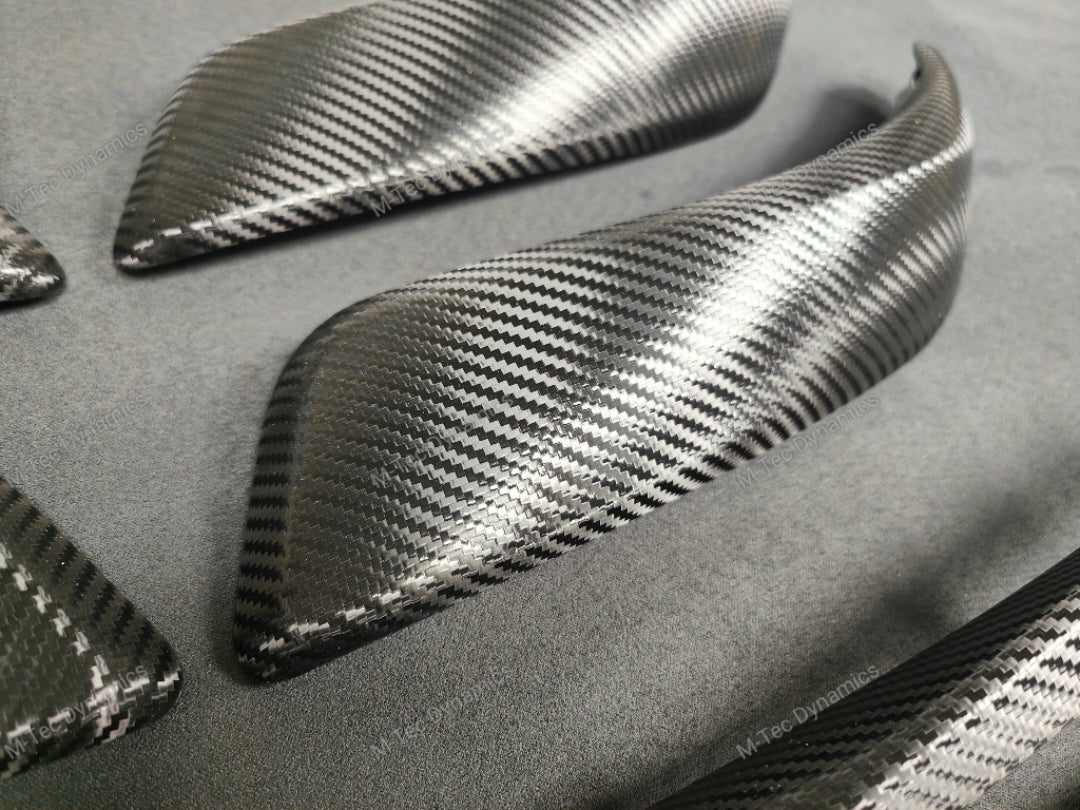 WRAPPING SERVICE - BMW F20 F21 F22 F23 LCI-2 CUSTOM INTERIOR TRIM SET - TEXTURED CARBON / CUSTOM COLOUR ACCENT TRIM