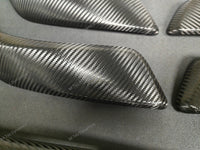 WRAPPING SERVICE - BMW F20 F21 F22 F23 LCI-2 CUSTOM INTERIOR TRIM SET - TEXTURED CARBON / CUSTOM COLOUR ACCENT TRIM