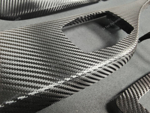 BMW F20 F21 F22 F23 LCI-2 CUSTOM INTERIOR TRIM SET - TEXTURED CARBON / CUSTOM COLOUR ACCENT TRIM - WRAPPING SERVICE