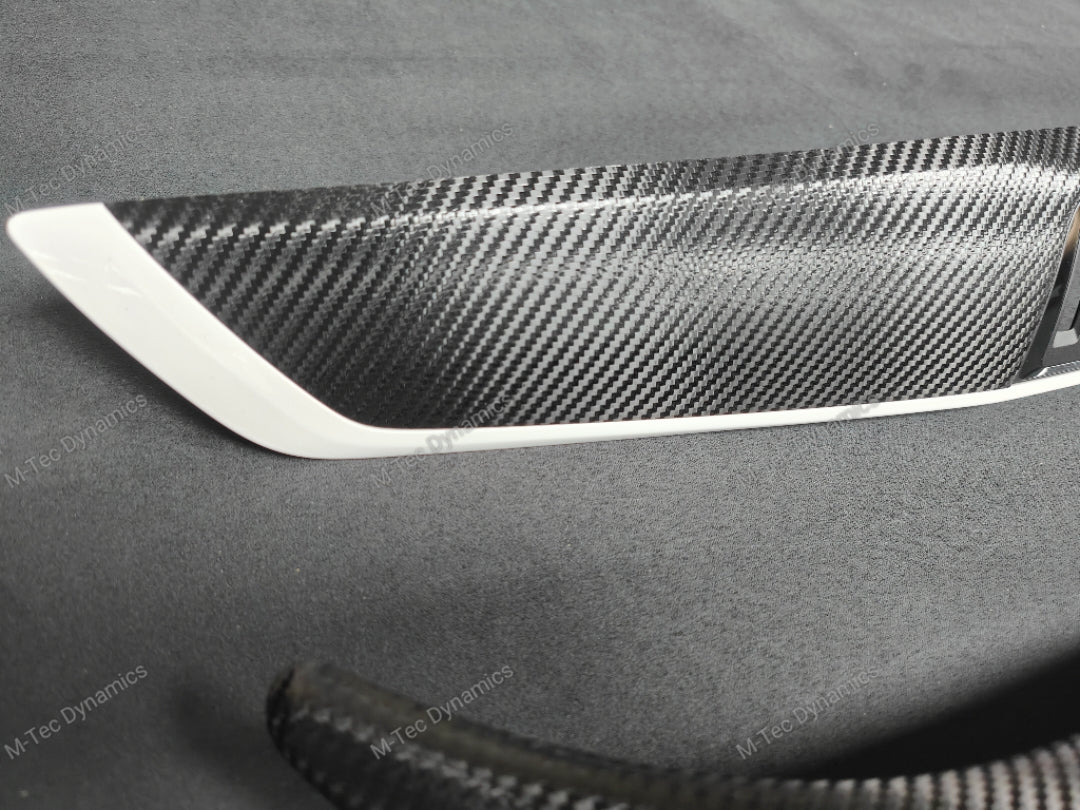 WRAPPING SERVICE - BMW F20 F21 F22 F23 LCI-2 CUSTOM INTERIOR TRIM SET - TEXTURED CARBON / CUSTOM COLOUR ACCENT TRIM