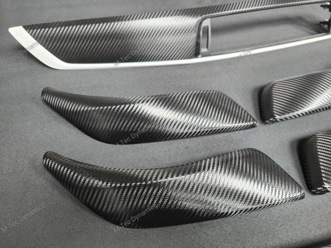 BMW F20 F21 F22 F23 LCI-2 CUSTOM INTERIOR TRIM SET - TEXTURED CARBON / CUSTOM COLOUR ACCENT TRIM - WRAPPING SERVICE