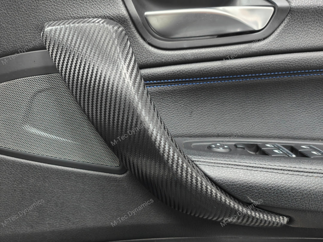 WRAPPING SERVICE - BMW F20 F21 F22 F23 LCI-2 CUSTOM INTERIOR TRIM SET - TEXTURED CARBON / CUSTOM COLOUR ACCENT TRIM