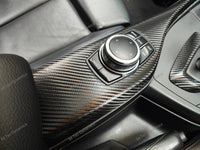 WRAPPING SERVICE - BMW F20 F21 F22 F23 LCI-2 CUSTOM INTERIOR TRIM SET - TEXTURED CARBON / CUSTOM COLOUR ACCENT TRIM